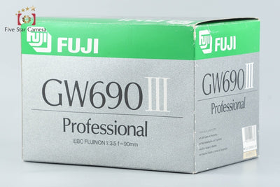 【中古】FUJIFILM 富士フイルム FUJICA GW690 III Pro 中判レンジファインダーカメラ 元箱付き 2026.5月 オーバーホール済み
