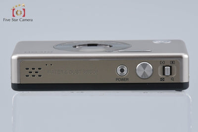[Used] RICOH PX Champagne Silver Waterproof Digital Camera with Original Box