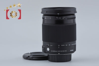 【中古】SIGMA シグマ 18-300mm f/3.5-6.3 DC MACRO OS HSM Contemporary ニコン用