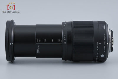 【中古】SIGMA シグマ 18-300mm f/3.5-6.3 DC MACRO OS HSM Contemporary ニコン用