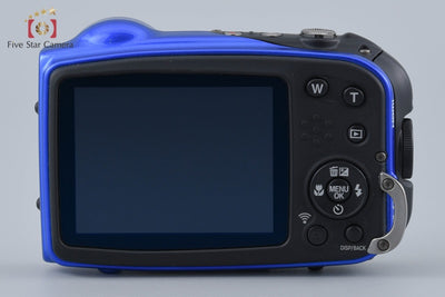 【中古】FUJIFILM 富士フイルム FINEPIX XP70 ブルー コンパクトデジタルカメラ 元箱付き