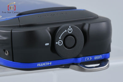 【中古】FUJIFILM 富士フイルム FINEPIX XP70 ブルー コンパクトデジタルカメラ 元箱付き