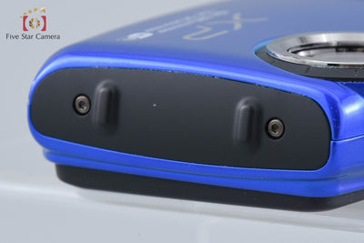 【中古】FUJIFILM 富士フイルム FINEPIX XP70 ブルー コンパクトデジタルカメラ 元箱付き