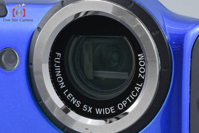 【中古】FUJIFILM 富士フイルム FINEPIX XP70 ブルー コンパクトデジタルカメラ 元箱付き
