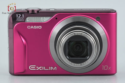 【中古】Casio カシオ EXILIM EX-H10 ピンク コンパクトデジタルカメラ 元箱付き