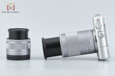 [Used] Canon EOS M100 Double Zoom Lens Kit Gray