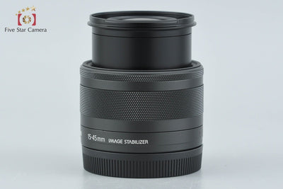 [Used] Canon EF-M 15-45mm f/3.5-6.3 IS STM Black with Original Box