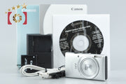 【中古】Canon キヤノン IXY 100F シルバー コンパクトデジタルカメラ 元箱付き