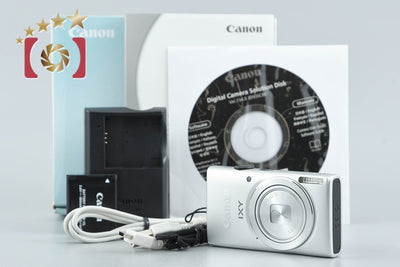 【中古】Canon キヤノン IXY 100F シルバー コンパクトデジタルカメラ 元箱付き