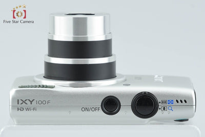 【中古】Canon キヤノン IXY 100F シルバー コンパクトデジタルカメラ 元箱付き