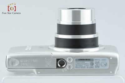 【中古】Canon キヤノン IXY 100F シルバー コンパクトデジタルカメラ 元箱付き