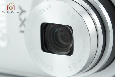 【中古】Canon キヤノン IXY 100F シルバー コンパクトデジタルカメラ 元箱付き