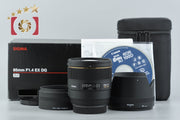[Used] SIGMA Art 85mm f/1.4 DG HSM for Canon with Original Box