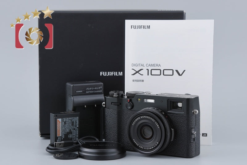 [Used] FUJIFILM FujiFilm X100V Black Compact Digital Camera with Original Box