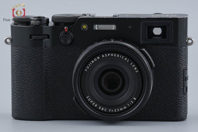 【中古】FUJIFILM 富士フイルム X100V ブラック コンパクトデジタルカメラ 元箱付き