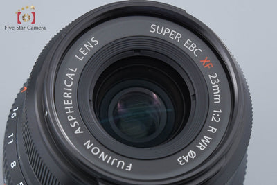 【中古】FUJIFILM 富士フイルム XF 23mm f/2 R WR ブラック