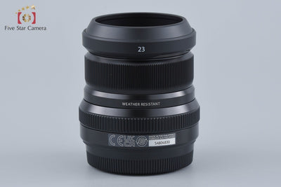 【中古】FUJIFILM 富士フイルム XF 23mm f/2 R WR ブラック