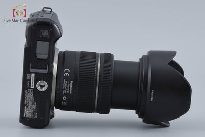 【中古】Panasonic パナソニック LUMIX DMC-GF3 ブラック + G VARIO 14-42mm f/3.5-5.6 ASPH. MEGA O.I.S. H-FS014042 シャッター回数僅少