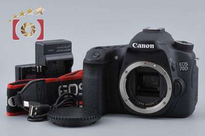 【中古】Canon キヤノン EOS 70D デジタル一眼レフカメラ シャッター回数僅少