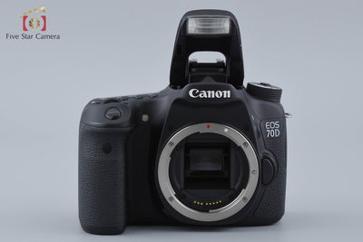 【中古】Canon キヤノン EOS 70D デジタル一眼レフカメラ シャッター回数僅少