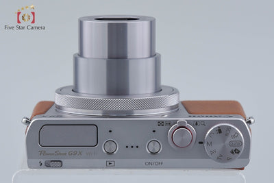 【中古】Canon キヤノン PowerShot G9 X Mark II シルバー コンパクトデジタルカメラ 元箱付き