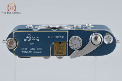 【中古】Leica ライカ M3 ダブルストローク ブルーリペイント レンジファインダーカメラ