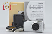 [Used] Canon PowerShot A3300 IS Silver Compact Digital Camera with Original Box