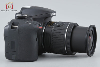 【中古】Nikon ニコン D3400 18-55 VR レンズキット ブラック シャッター回数僅少