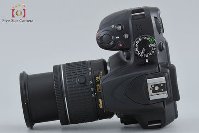 【中古】Nikon ニコン D3400 18-55 VR レンズキット ブラック シャッター回数僅少