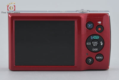 【中古】Canon キヤノン IXY 130 レッド コンパクトデジタルカメラ 元箱付き