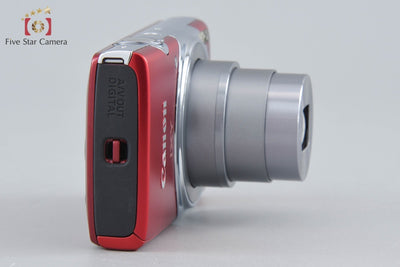 【中古】Canon キヤノン IXY 130 レッド コンパクトデジタルカメラ 元箱付き