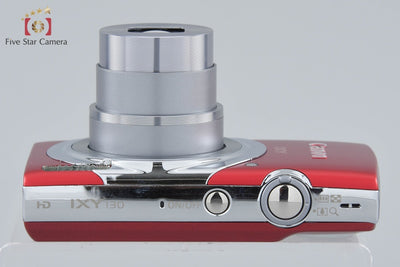 【中古】Canon キヤノン IXY 130 レッド コンパクトデジタルカメラ 元箱付き