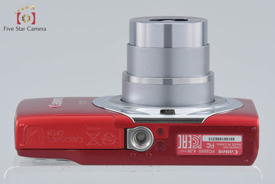 【中古】Canon キヤノン IXY 130 レッド コンパクトデジタルカメラ 元箱付き