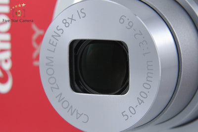 【中古】Canon キヤノン IXY 130 レッド コンパクトデジタルカメラ 元箱付き