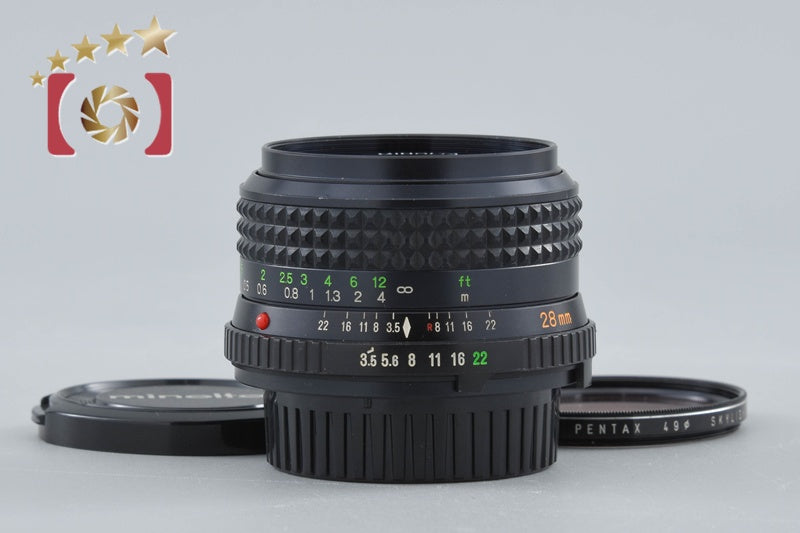 【中古】MINOLTA ミノルタ MD W.ROKKOR 28mm f/3.5