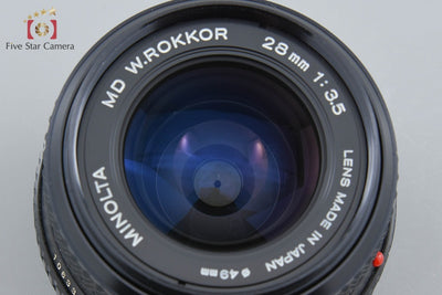 【中古】MINOLTA ミノルタ MD W.ROKKOR 28mm f/3.5