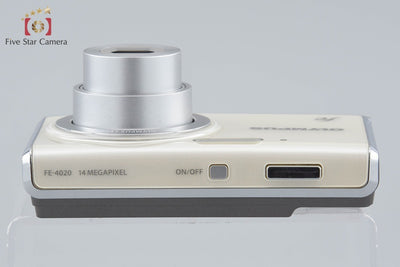 【中古】OLYMPUS オリンパス FE-4020 パールホワイト コンパクトデジタルカメラ