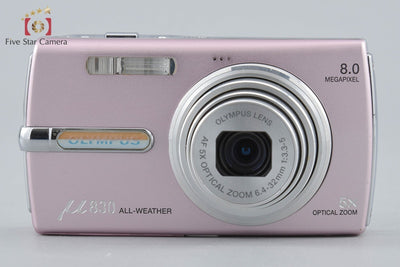 [Used] OLYMPUS Olympus μ830 Shiny Pink Compact Digital Camera