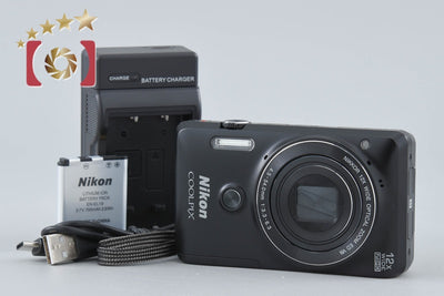 【中古】Nikon ニコン COOLPIX S6900 リッチブラック コンパクトデジタルカメラ