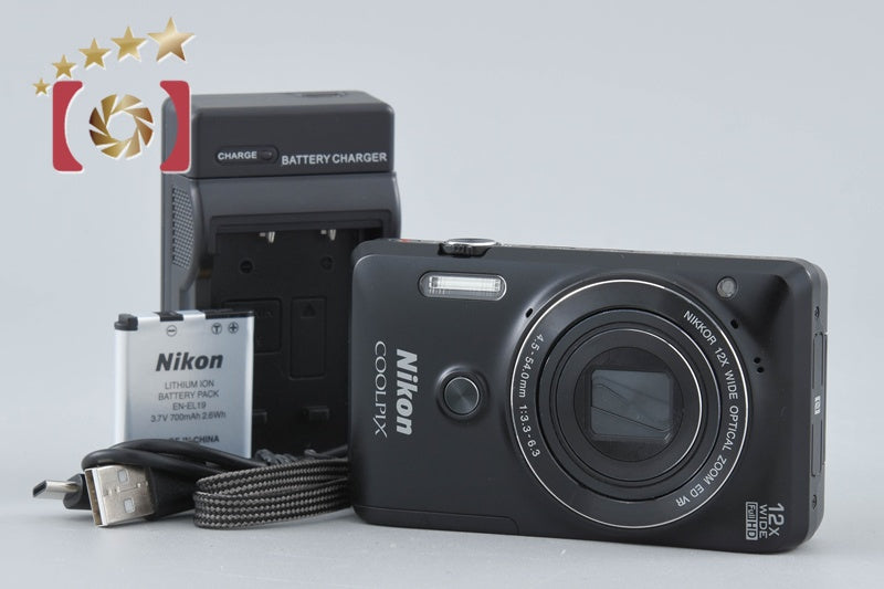 Used: Nikon COOLPIX S6900 Rich Black Compact Digital Camera