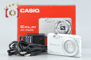 【中古】Casio カシオ EXILIM EX-ZS25 ホワイト コンパクトデジタルカメラ 元箱付き