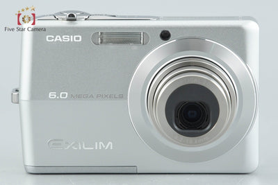[Used] CASIO EXILIM ZOOM EX-Z600 Silver Compact Digital Camera with Original Box