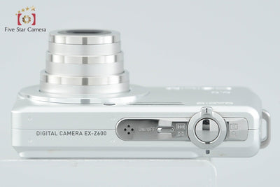 [Used] CASIO EXILIM ZOOM EX-Z600 Silver Compact Digital Camera with Original Box