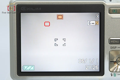 [Used] CASIO EXILIM ZOOM EX-Z600 Silver Compact Digital Camera with Original Box