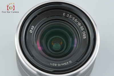 【中古】SONY ソニー E 18-55mm f/3.5-5.6 OSS SEL1855 シルバー