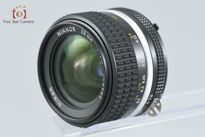 【中古】Nikon ニコン Ai-S NIKKOR 28mm f/2.8