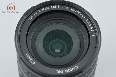 【中古】Canon キヤノン EF-S 18-200mm f/3.5-5.6 IS