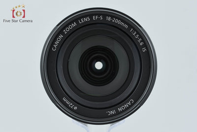 【中古】Canon キヤノン EF-S 18-200mm f/3.5-5.6 IS