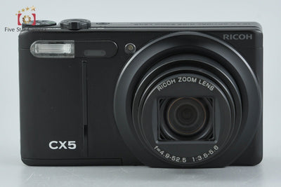 Used RICOH CX5 Black Compact Digital Camera - Low Shutter Count
