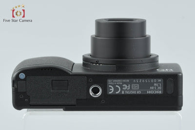 [Used] RICOH GR DIGITAL III Compact Digital Camera, Low Shutter Count